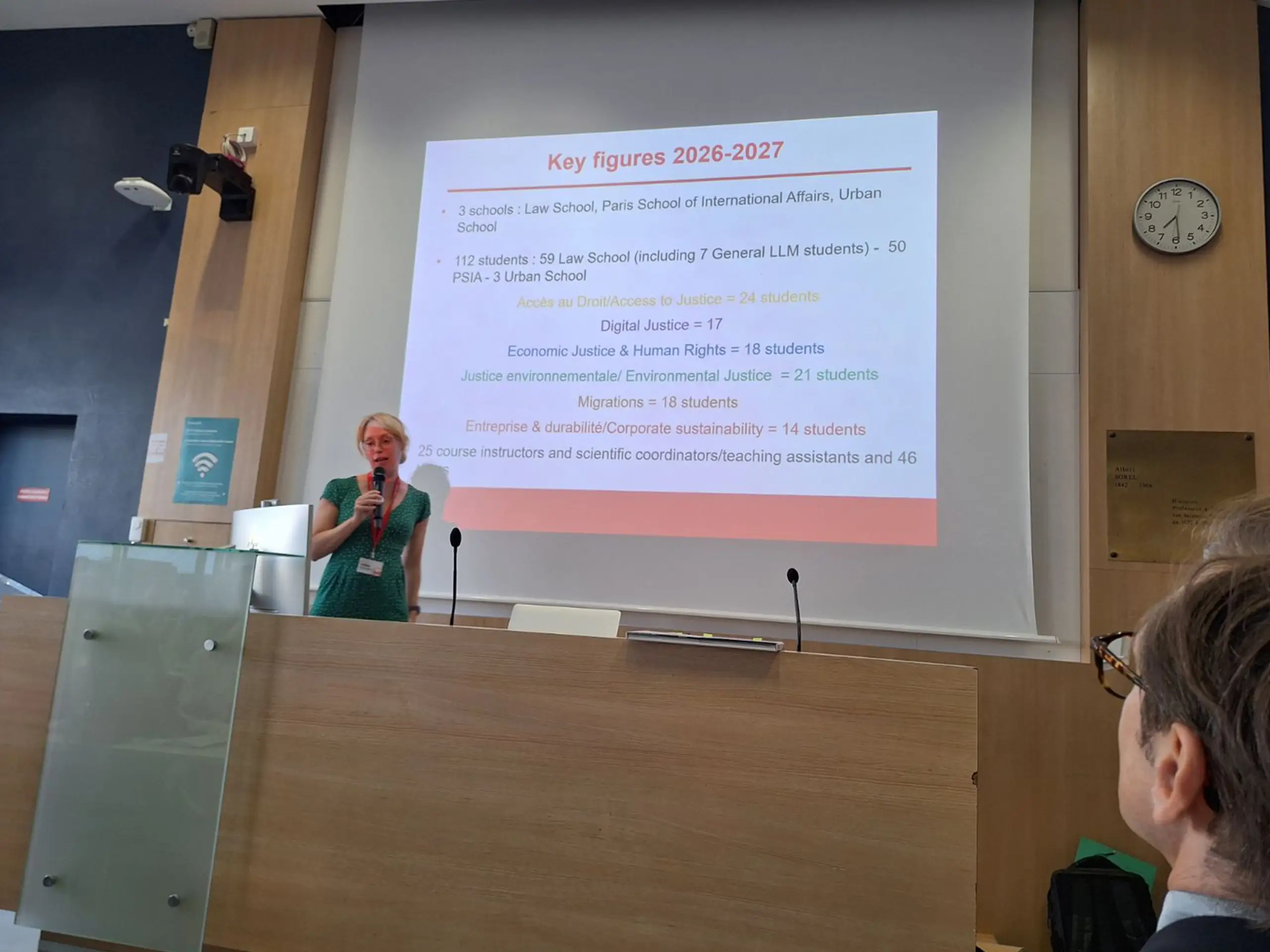 Caroline Johnson – Responsable pédagogique de la Clinique de l’Ecole de Droit